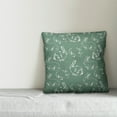 thumbnail image 2 of Creative Products Green Bunny Sketched Pattern 18x18 Spun Poly Pillow, 2 of 2