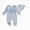 D254-Blue, variant on 0-3 Months Newborn Preemie Boys Girls Underwear Pajamas Rompers Home Clothes Long Sleeve Jumpsuit Romper Hat Outfits Fall Winter Clothes Sky Blue Rompers Baby Gift