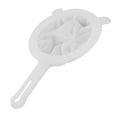 thumbnail image 3 of Reusable Food Strainers with Handle,Nylon Fine Mesh Strainer,Mesh Sieve Filter,Mesh Colander for Tea Coffee Yogurt Juice , White, 15cm 80 Mesh, 3 of 8