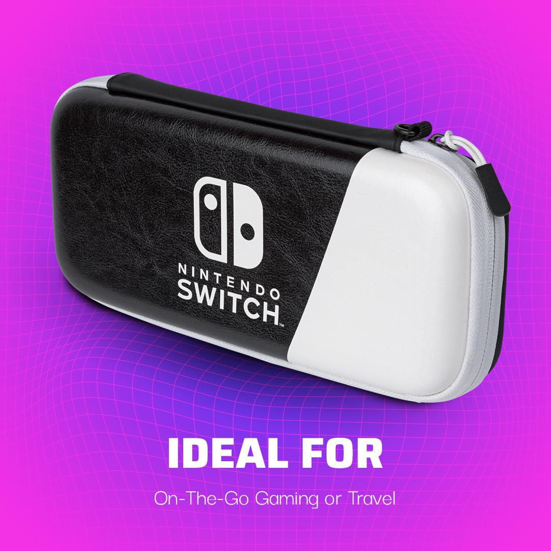 PDP Gaming Slim Deluxe Travel Case: Noir & Blanc