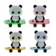 thumbnail image 3 of Paquete de 3 a 6 lindas gafas de monopatín con energía solar, muñeco de panda que sacude la cabeza, juguete rosa 3 piezas, 3 of 10