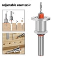 thumbnail image 3 of Adjustable Countersink Drill Woodworking Router Core Alloy L0 Limiter Bits, 3 of 8
