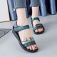 thumbnail image 1 of Sandalias cómodas con punta abierta para mujer con correas antideslizantes, ¡perfectas para salidas informales!, 1 of 3