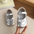 thumbnail image 2 of Ballerines pour Filles avec Nœud, Chaussures Mary Jane à Bout Rond Doux, Sangle Réglable, Similicuir, Chaussures Décontractées pour École Ou Fête, Beige, 2 of 9