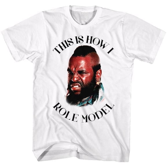 Mr. T Lexi White Adult T-Shirt 4Xl