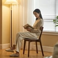 thumbnail image 3 of Resenkos Modern Farmhouse Wood Dining Chair with Oak Finish, 1-Pcs Set Walnut, 3 of 10