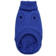 thumbnail image 2 of Greeniant Suéter de Navidad para mascotas, suéter de punto cálido de Color sólido, ropa de otoño e invierno Ropa para mascotas Azul oscuro XS, 2 of 6