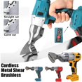 thumbnail image 2 of Brushless Electric Metal Cutting Shears 450W Electric Scissors LED Iron Scissor Metal Cutting Tools ,Easy to Use, 2 of 5