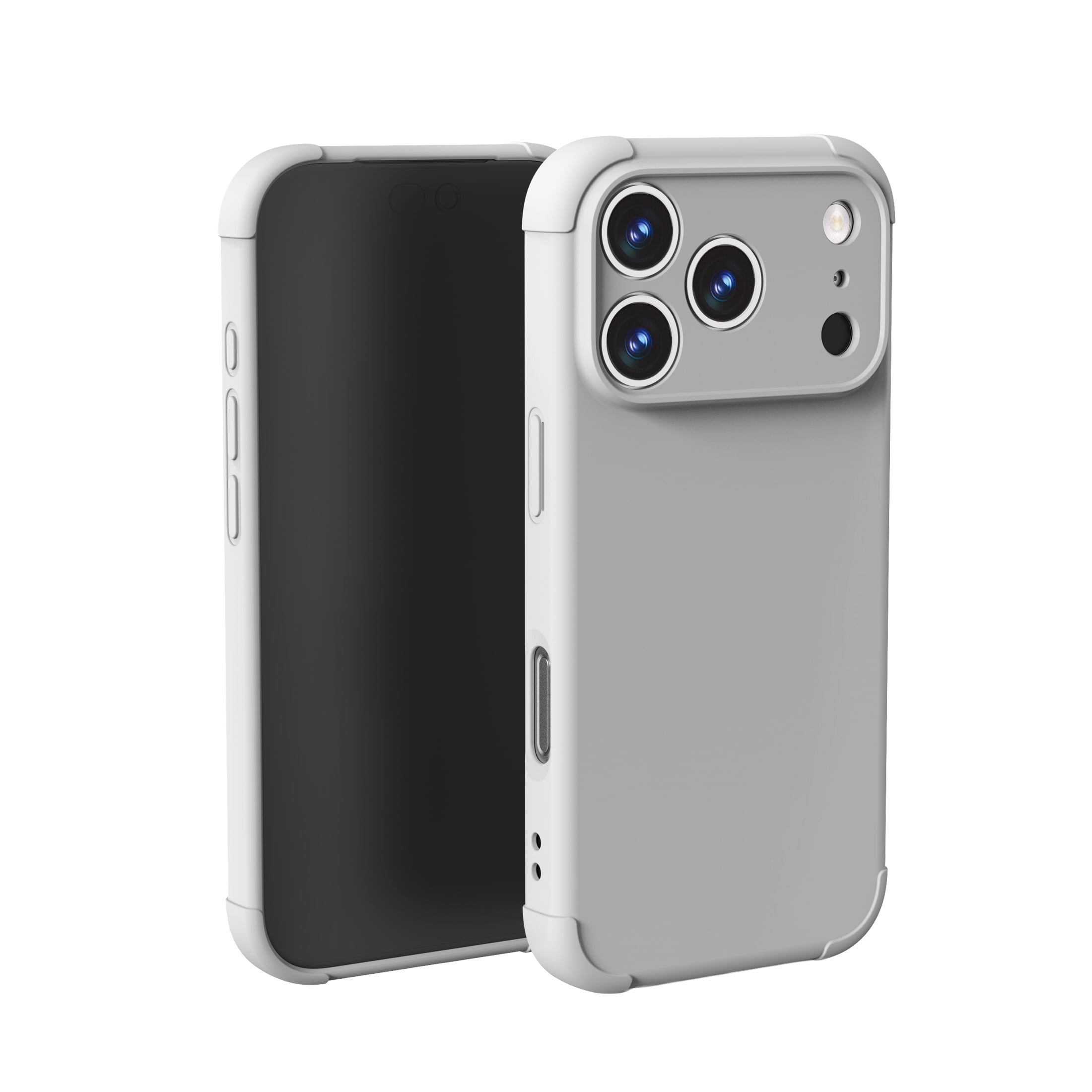 onn iPhone 18 Pro and iPhone 17 Pro Phone Case with MagSafe, Cool Grey