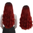 thumbnail image 3 of LHWEN Long Women's Wig - Natural Synthetic Wig Shadow Curly Wig For Women Beauty Salon Straight Hair Fun Lace Wavy Curls Braided Hair Synthetic Hair bohon Perfect for Party Everyday, 3 of 3