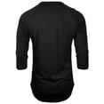 thumbnail image 5 of Ma Croix Men's Basic Baseball Raglan 3/4 Sleeve T-Shirts, 5 of 5