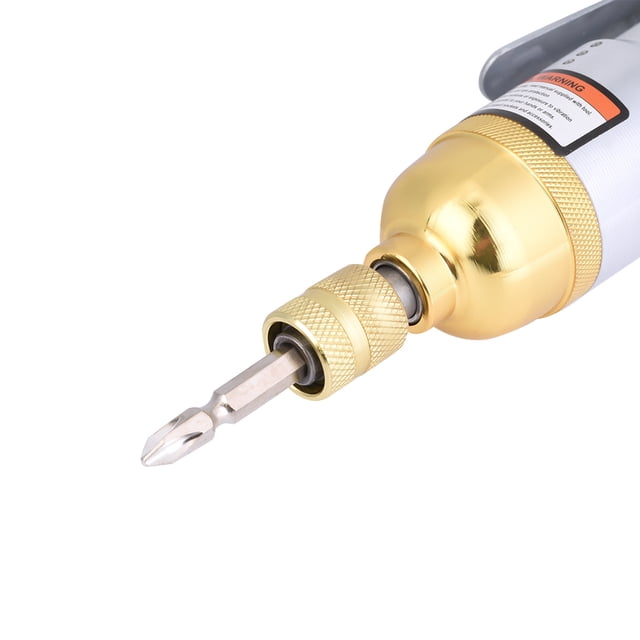Ccdes Air Screwdriver, 1/4" 9000RPM Reversible Screw Driver Pneumatic Air Screwdriver, For Machine Manufacturing Metal Auto Repair