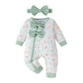 thumbnail image 1 of WEAIXIMIUNGChristmas Baby Unisex Baby Quilted Children Bodysuit Kids Outfit Baby Playsuit 12-18 Months, 1 of 8