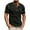 Black, variant on Tawop Mens T Shirts Tawop Tees Short Sleeve Crew Neck Pullover Buttons Shirts for Men Black Size M-5XL
