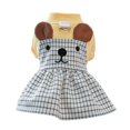 thumbnail image 2 of Dog Clothes Cat Clothes Cartoon Bear Ears Traction Chest Back Bear Beautiful Couple Outfit Pet Clothes for Medium Dogs Girl, 2 of 5