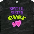 thumbnail image 4 of Inktastic Best Lil Sister Ever Girls Toddler T-Shirt, 4 of 5