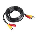 thumbnail image 1 of Camera Video Cable,RCA + DC Car Video Cable Monitoring Video Cable Enhanced Features, 1 of 9