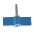 thumbnail image 2 of Perilla Giratoria Tornillo De 17 Mm En Abrazadera De Varilla Azul Tornillo de mango M4 Macarena, 2 of 8