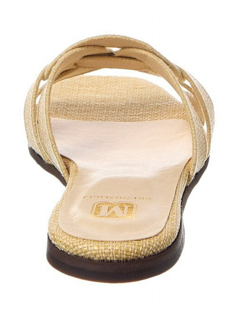 M by Bruno Magli Alessia Raffia Sandal, 9 - Walmart.com