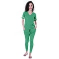 thumbnail image 1 of Moomaya Ensemble de Nuit Simple pour Femmes avec Pyjama en Coton 2 Pcs Chemises de Nuit-Vsr, 1 of 7