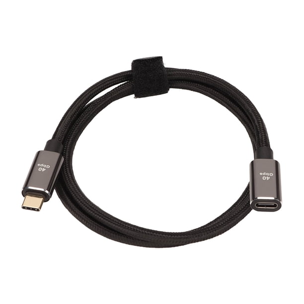 Cable USB C A USB C, 40 Gbps Para 4 Cable De Extensión Tipo C De Transmisión De Alta Velocidad 8K 60Hz Para Computadora Portátil