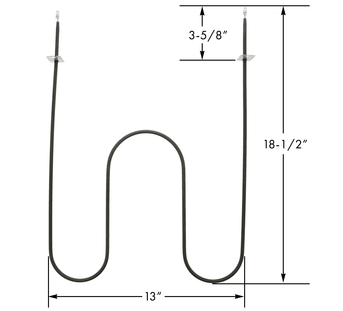 Broil Element for Whirlpool, Maytag, Magic Chef, AP4365339, PS2342087, W10201551