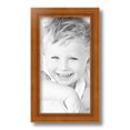 thumbnail image 2 of ArtToFrames 7" x 13" Honey Picture Frame, 7x13 inch Brown Wood Poster Frame (WOM-4097), Pack, 2 of 8