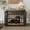 Black, variant on 26 Inch Heavy Duty Dog Crate Furniture for Small Dogs, Decorative Pet House End Table, Wooden Cage Kennel Furniture Indoor, White and Natural