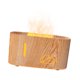 thumbnail image 4 of Humidificador de aire Flame con tanque de agua de 160 ml, difusor silencioso de 2 modos, humidificador de aire de niebla. Marrón, 4 of 9