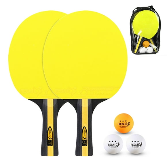 Ping Pong Paddles and Table Tennis Set Pack of 2