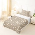 thumbnail image 5 of Homewish White Dog Paw Bone Twin Sheets,Beige Bedding,Cute Pet Theme Decor,3 Pieces,1 Fitted Sheet and 1 Pillowcase, 5 of 6