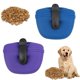 thumbnail image 1 of 2pcs Silicone Dog Treat Pouch-small Training Bag-portable Dog Treat Bag For Leash With Magnetic Closure And Waist Clip(bag Only, Blue, Purple) , Pet T, 1 of 5