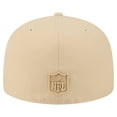 thumbnail image 4 of Men's New Era  Beige New York Jets Color Pack A-Frame 59FIFTY Fitted Hat, 4 of 5