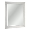 thumbnail image 4 of Head West 27.5 in x 33.5 in Framed Beveled Accent Vanity Mirror, White, 4 of 10