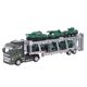 thumbnail image 5 of Juguetes para camiones Detalles vívidos Juego de mini autos de transporte compactos y portátiles con modelos de autos para regalos Adornos coleccionables Verde, 5 of 9