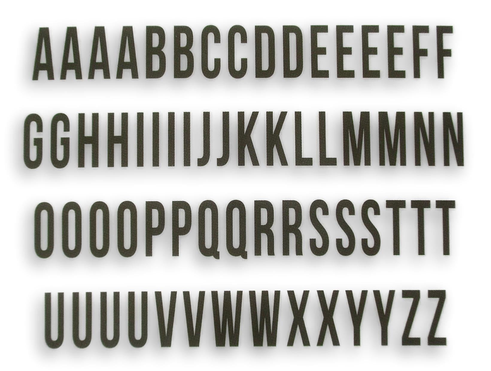 Momenta Cardstock Alphabet Stickers Black, 4''H