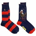 thumbnail image 2 of Polo Ralph Lauren Men's 2-Pack Assorted Polo Bear Dress Sock, Navy/Polo Player Bear, 10-13, 2 of 2
