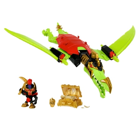 Treasure X  Dino Gold Pterodactyl Dino Dissection  Exclusive Hunter and Dinosaur Playset  Boys  Ages 5+