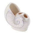thumbnail image 1 of Avanti Linens Sequin Shells Collection, Toothbrush Holder, Ivory, 1 of 9