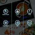 thumbnail image 5 of Duxtop LCD 1800W Portable Induction Cooktop 2 Burner, Built-In Countertop Burners with Sensor Touch Control, 9720LCBI, 5 of 7