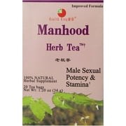 Health King Manhood Herb Tea, Teabags, 20 Count (Pack of 1)