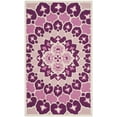 thumbnail image 2 of SAFAVIEH Bellagio Zoja Floral Wool Area Rug, Pink/Ivory, 3' x 5', 2 of 11