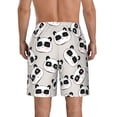 thumbnail image 3 of Kdxio Cute Panda Pattern Mens Casual Shorts - Drawstring Summer Beach Sports Shorts for Men, 3 of 9