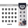 thumbnail image 1 of 20Pcs/Set Golf Ball Marker for Golf Clubs Mark Know Your Distance Suitable for All Club Grips Increase Golf Score Training Aids White, 1 of 6