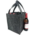 thumbnail image 1 of Bolsa portabotellas Portabotellas Portacervezas Bolsa de fieltro con separador separado para 9 botellas perfecta para fiesta de picnic (para 9 botellas) Namotu LKX-0996, 1 of 6