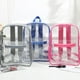 thumbnail image 2 of Mochila transparente impermeable de PVC, bolsa de almacenamiento de gran capacidad, mochila escolar para estudiantes, 2 of 5