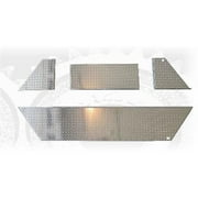Diamond Plate Aluminum Platform Box, 4 Piece