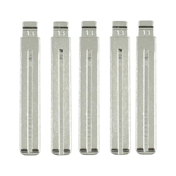 5pcs Uncut Insert  Remote Key Blank Blade Replacement for Toyota
