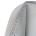 thumbnail image 7 of SecosAutoparts For 2007-14 Silverado Suburban Driver Bottom & Lean Back Leather Seat Cover Gray, 7 of 7
