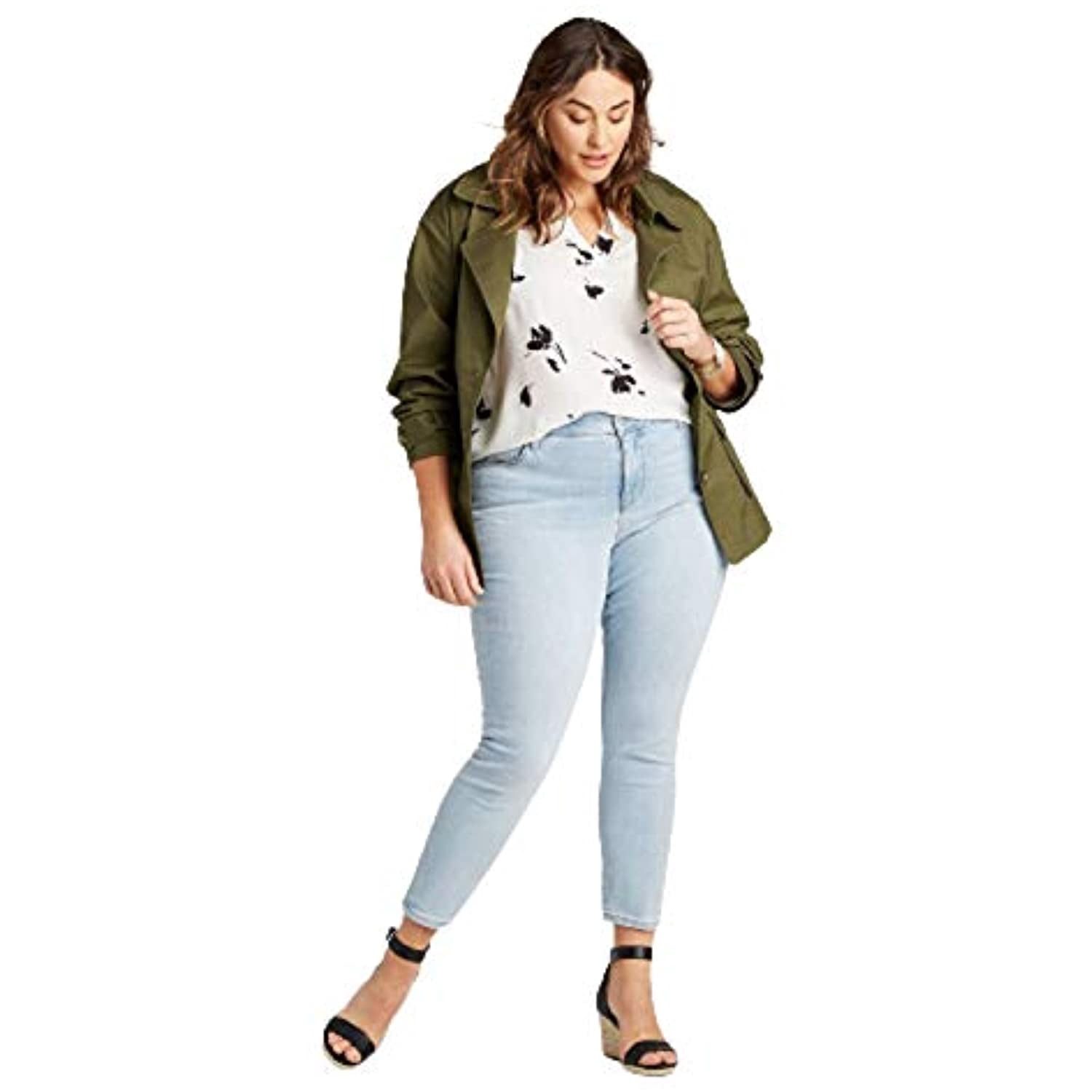 Ava \u0026 Viv Women's Plus Size Light Wash 